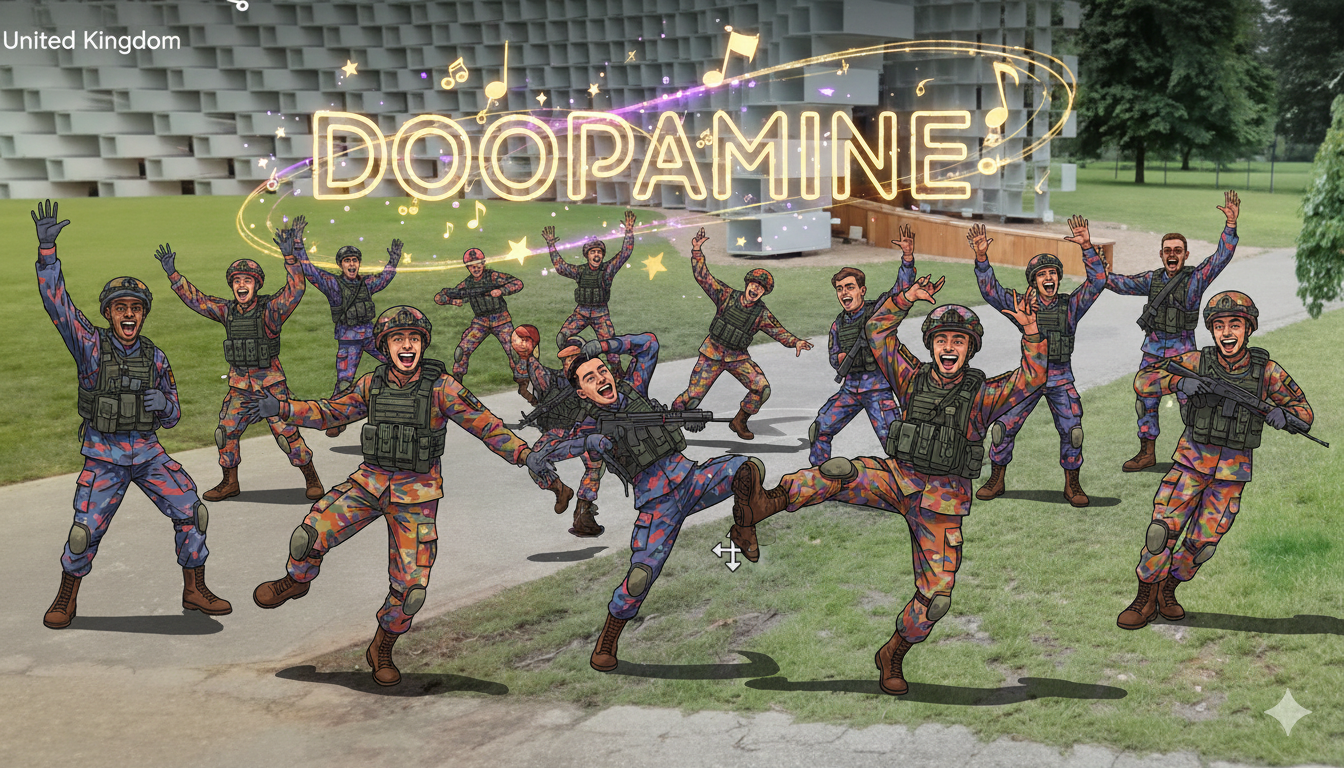 soldiers dancing – motivation and euphoria